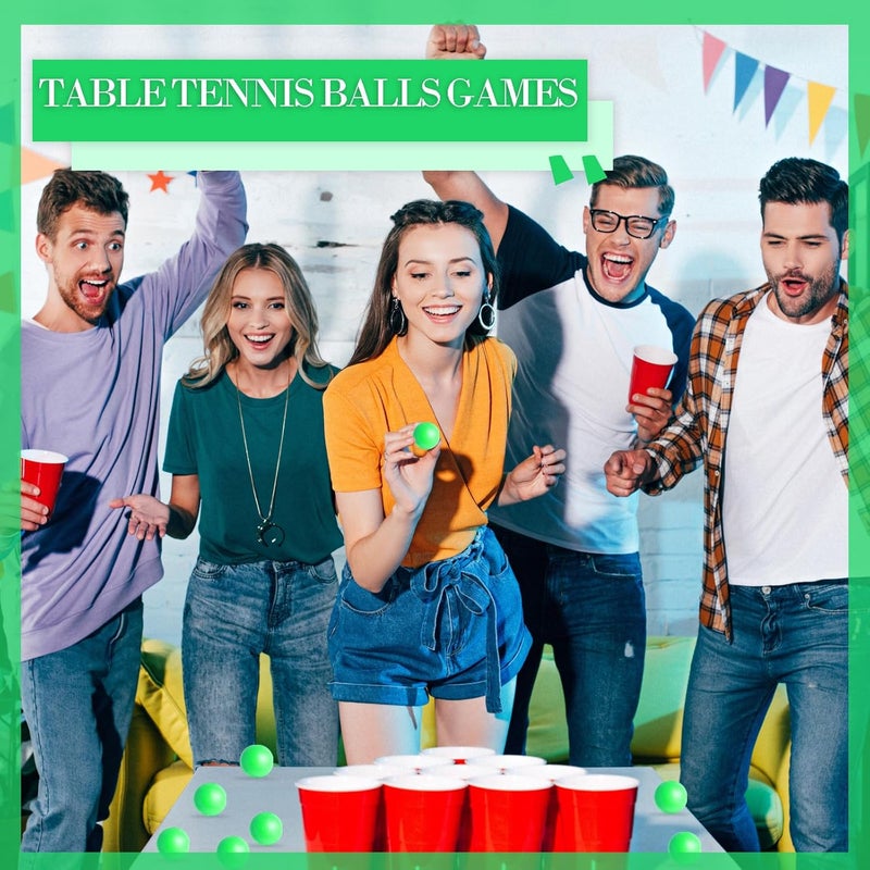 SEEVOR 28 Pcs Balls Table Tennis Balls 40mm Color Plastic Balls Bulk Washable Small Game Balls for Party Decoration Handcrafted Art Carnival Pool Games - Image 5